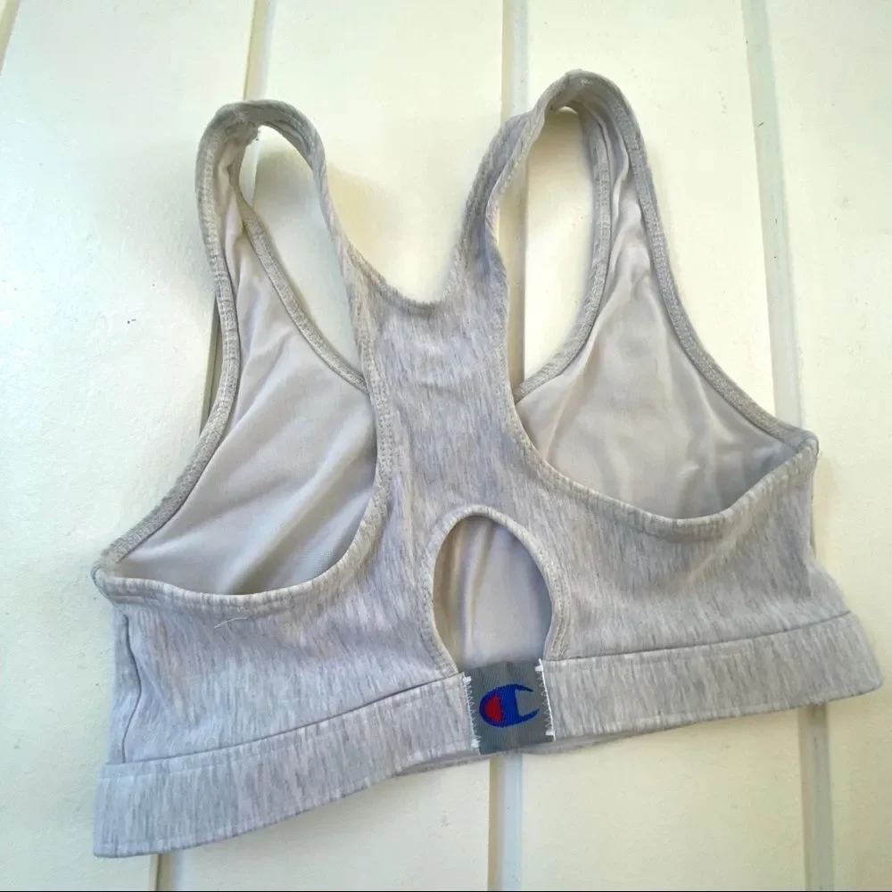 Champion Basic Grey Sports Bra XS - Picture 2 of 5